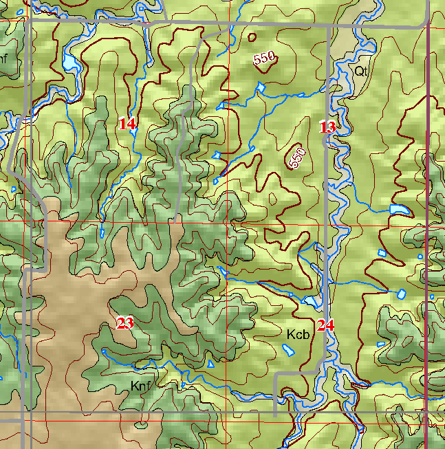 small geologic map