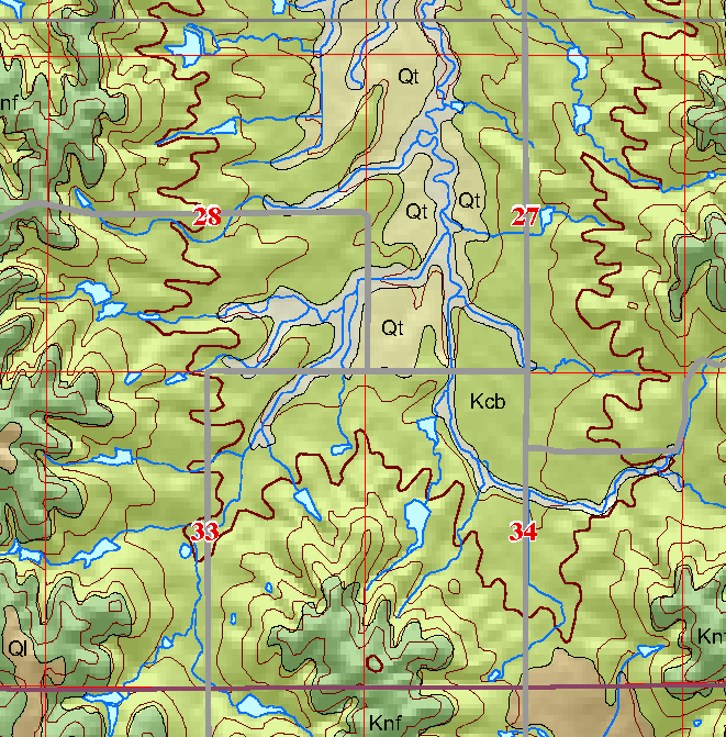 small geologic map