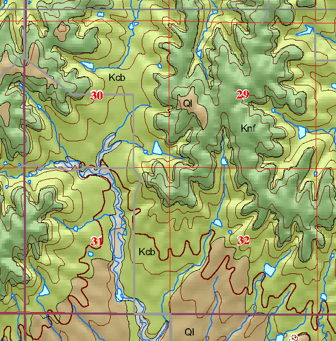 small geologic map