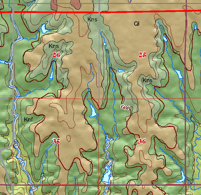 small geologic map