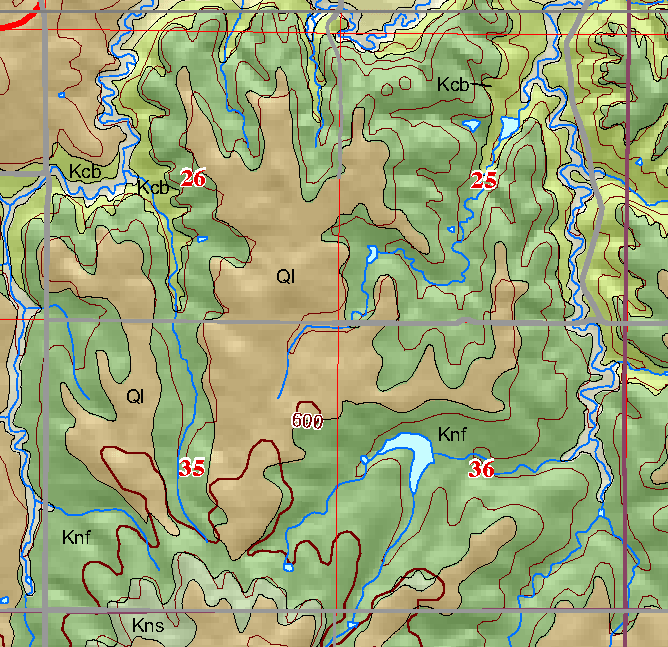 small geologic map