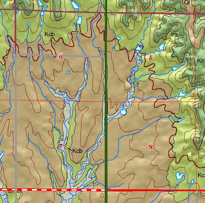 small geologic map