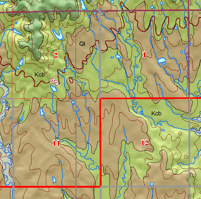 small geologic map