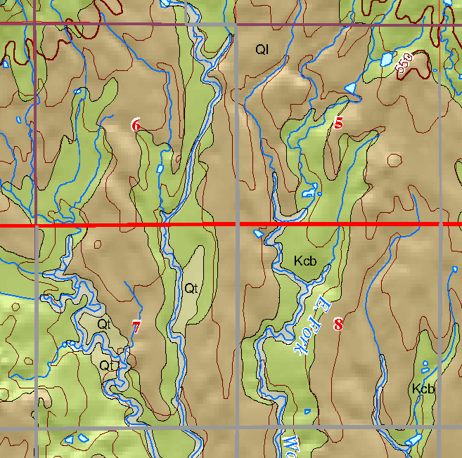 small geologic map