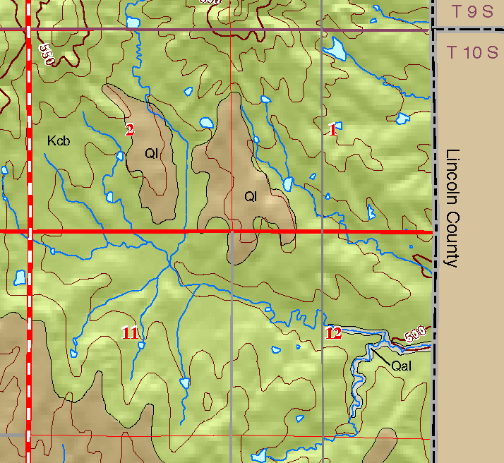 small geologic map