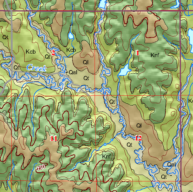 small geologic map