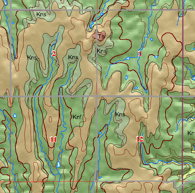 small geologic map