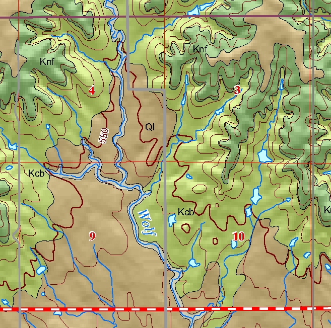 small geologic map