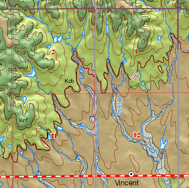 small geologic map