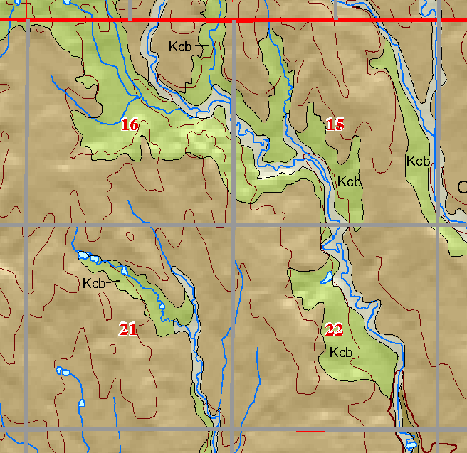 small geologic map