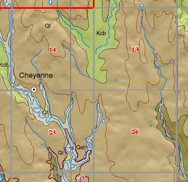 small geologic map