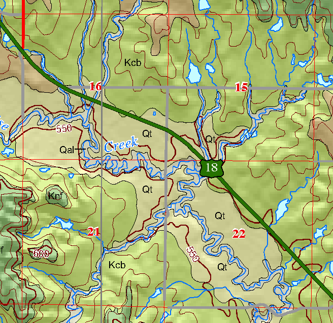 small geologic map