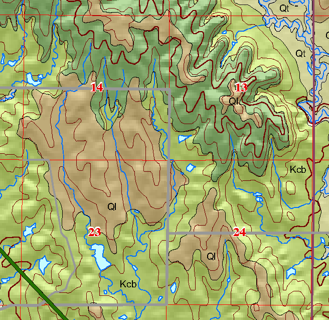 small geologic map