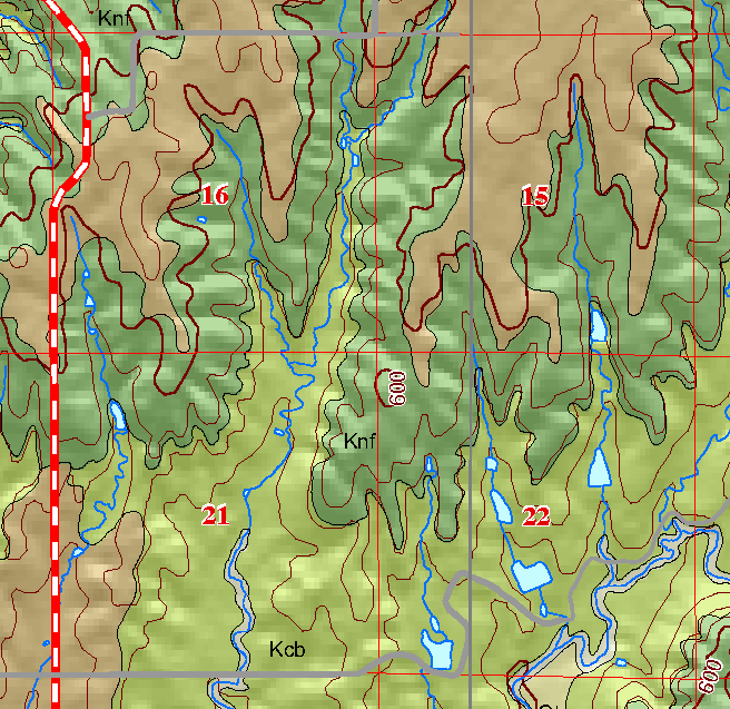 small geologic map