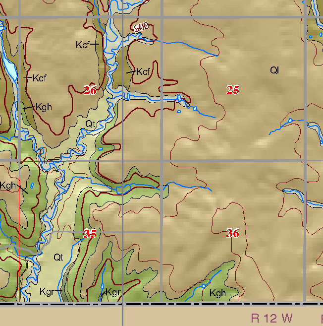 small geologic map