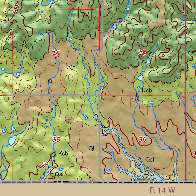 small geologic map