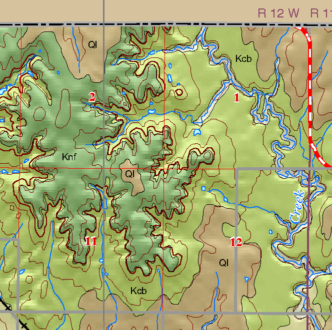 small geologic map