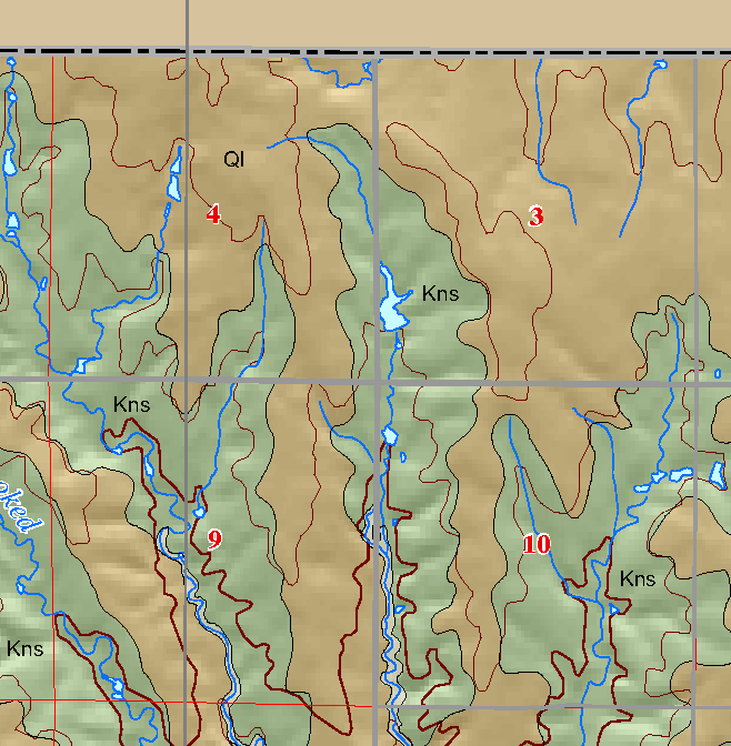 small geologic map