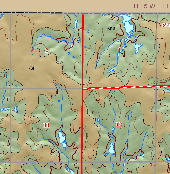 small geologic map