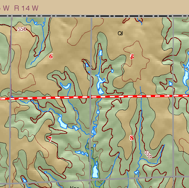 small geologic map