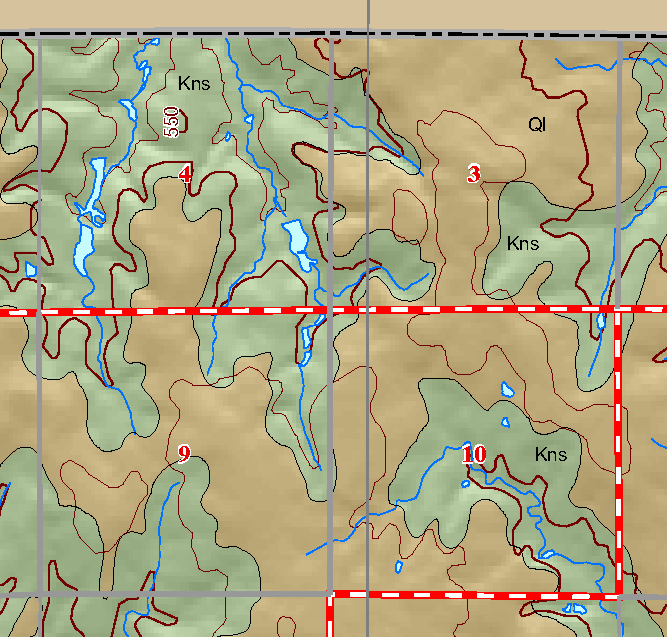 small geologic map