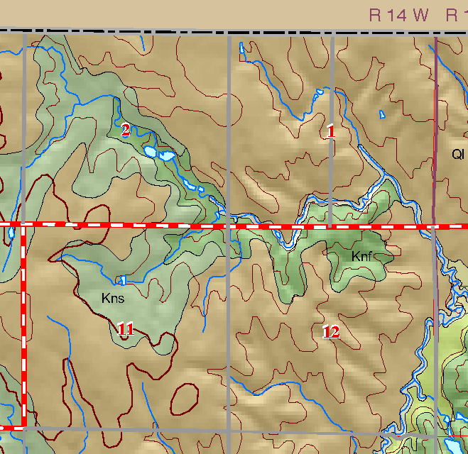 small geologic map