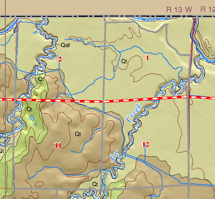 small geologic map