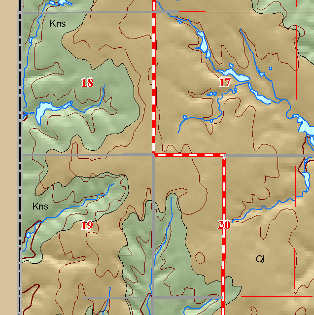 small geologic map