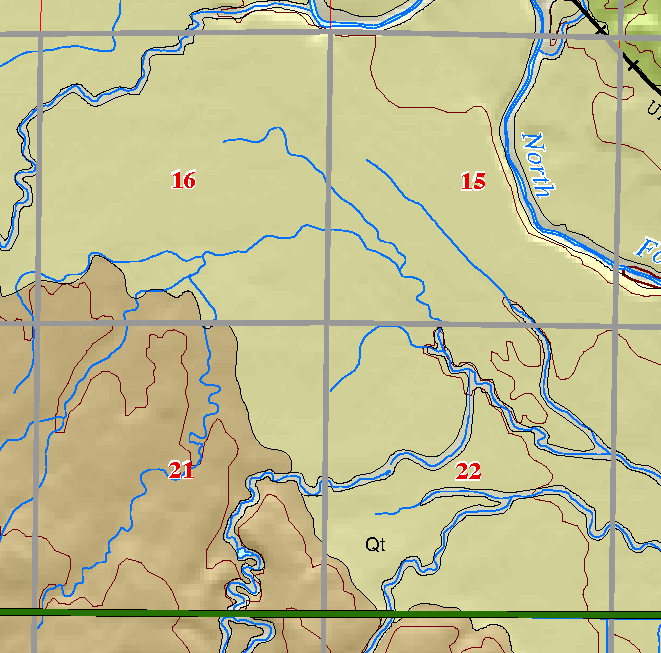 small geologic map