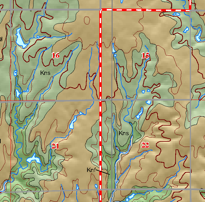 small geologic map