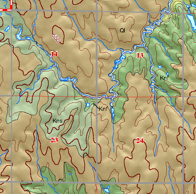 small geologic map