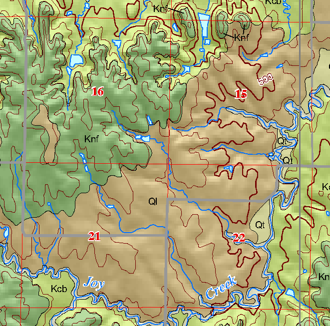 small geologic map