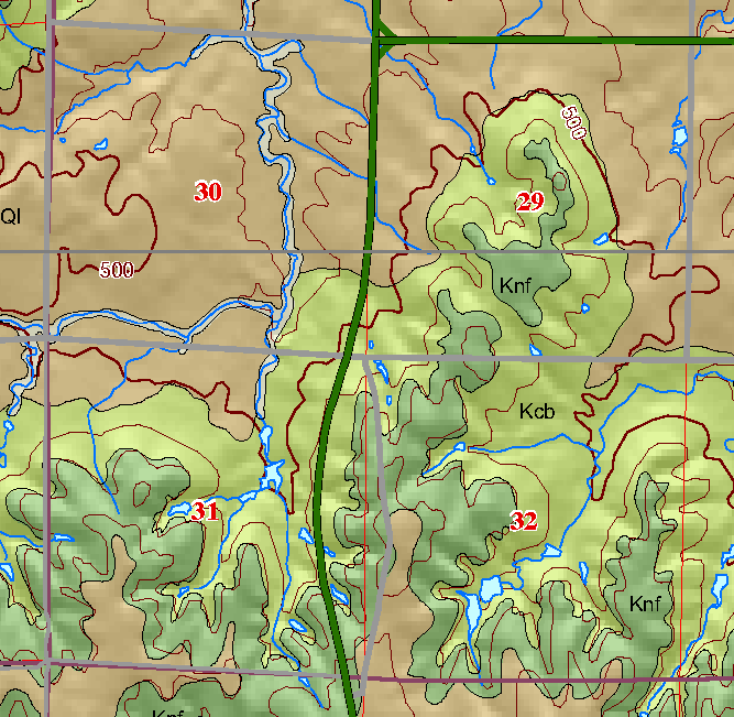 small geologic map