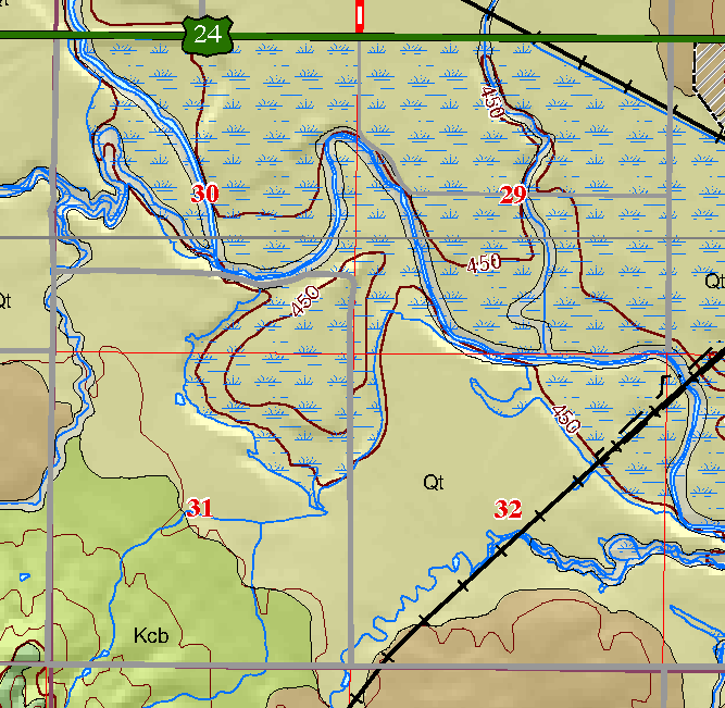 small geologic map