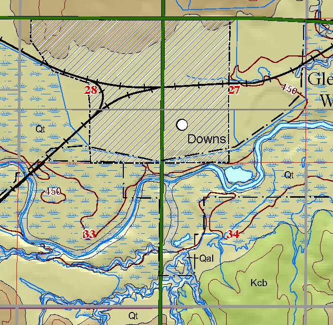 small geologic map