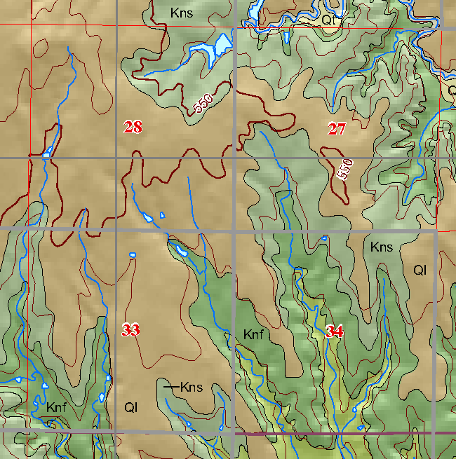 small geologic map