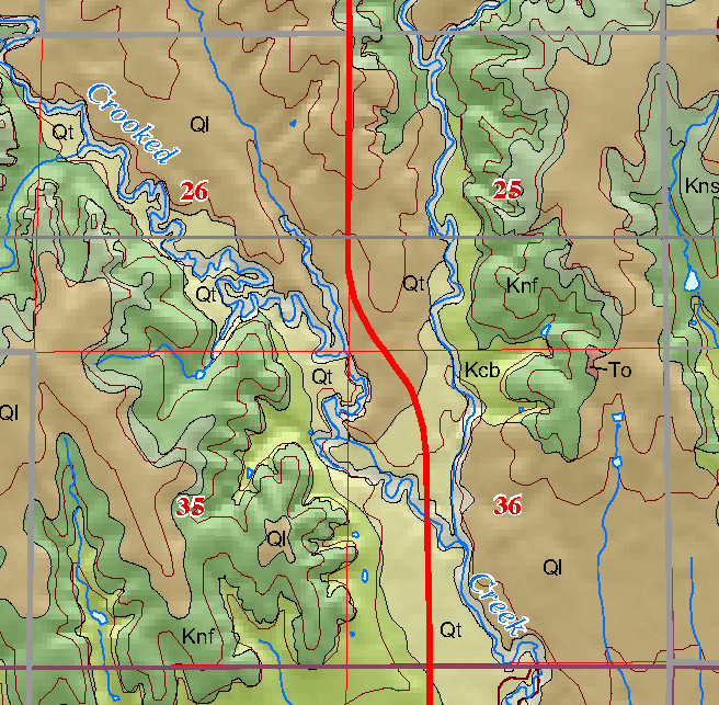 small geologic map