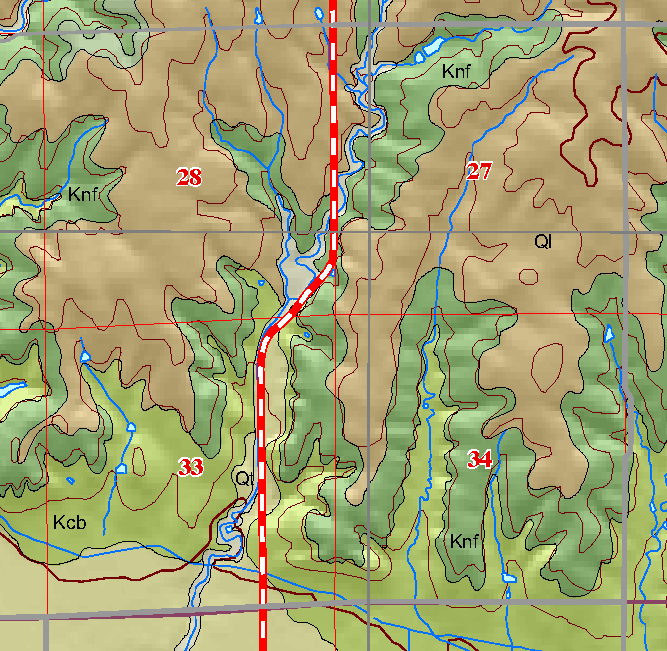 small geologic map