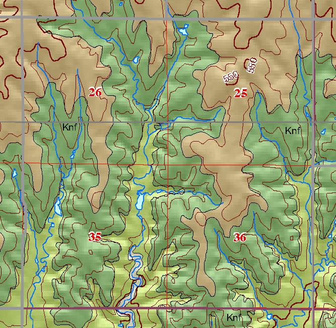 small geologic map