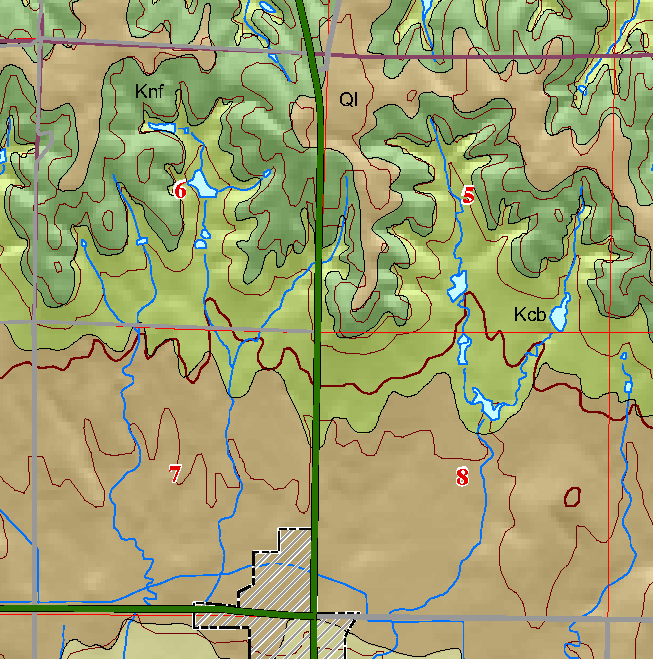 small geologic map