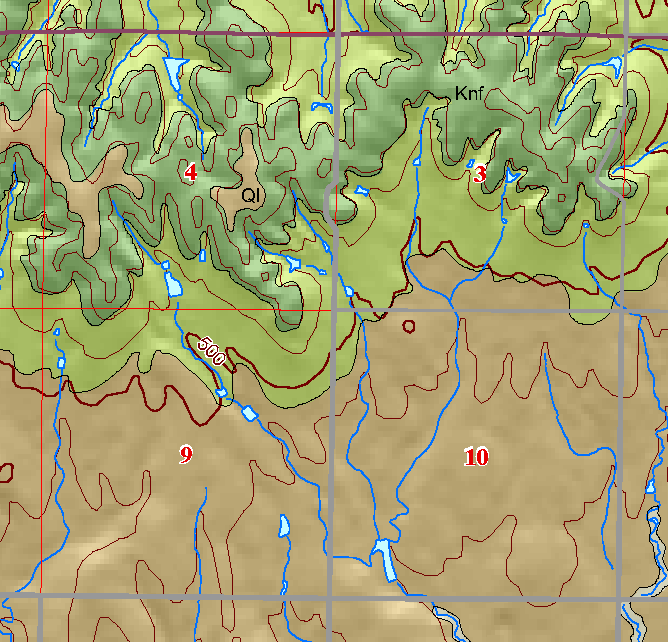 small geologic map