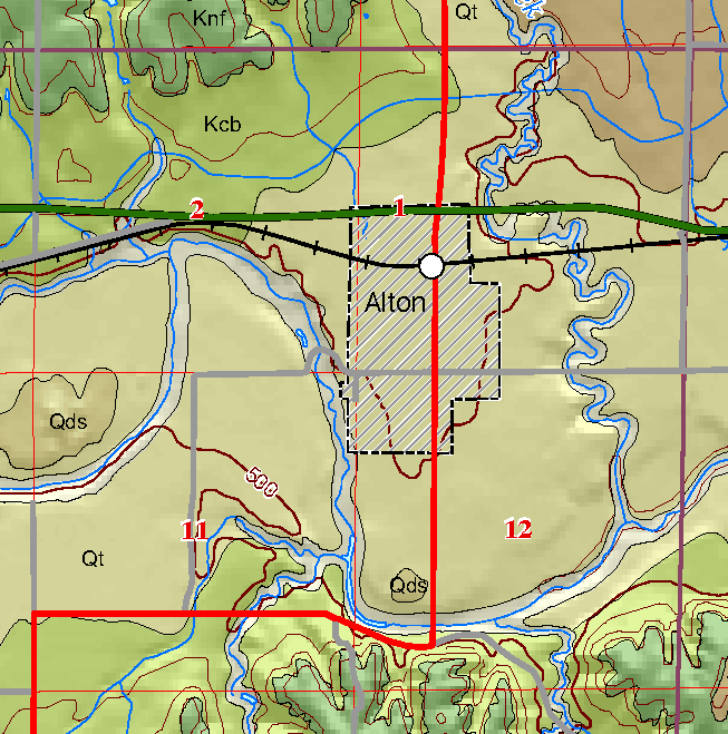 small geologic map