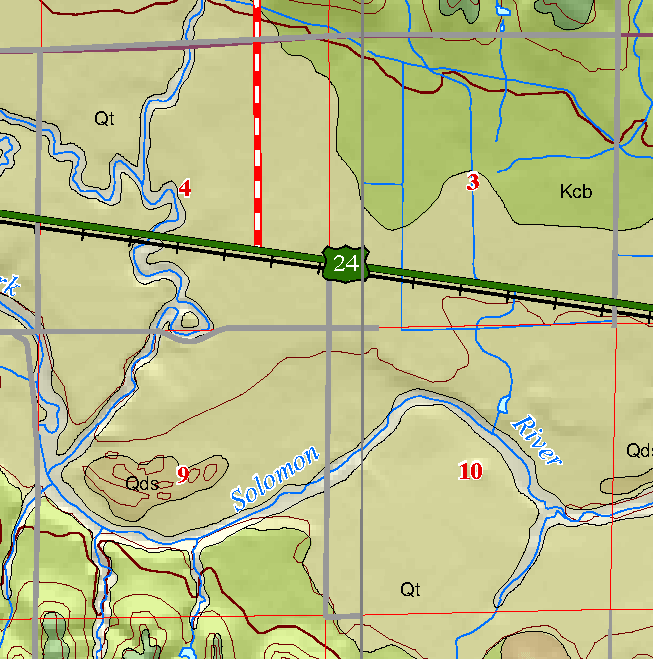 small geologic map