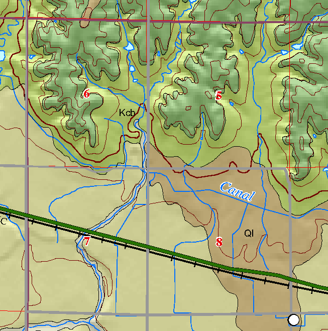 small geologic map