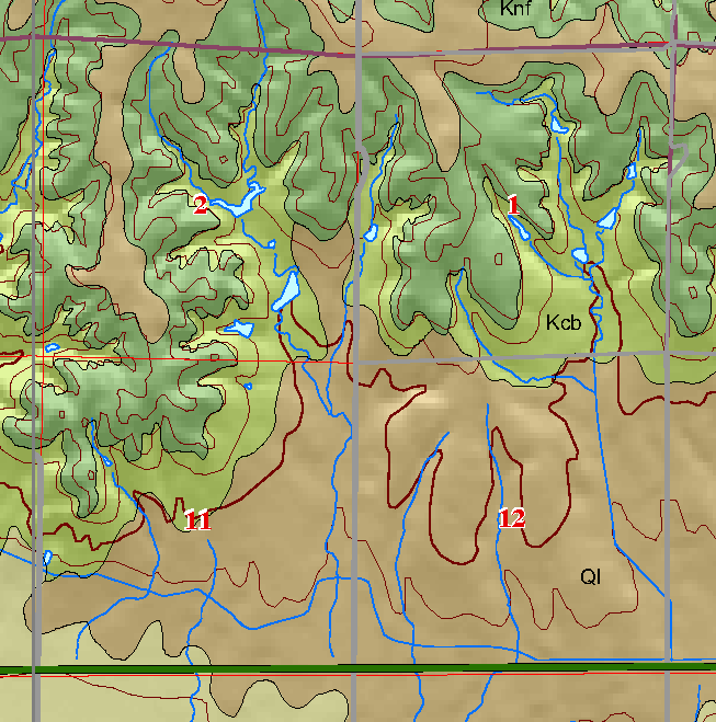 small geologic map