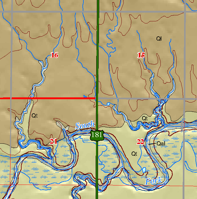 small geologic map