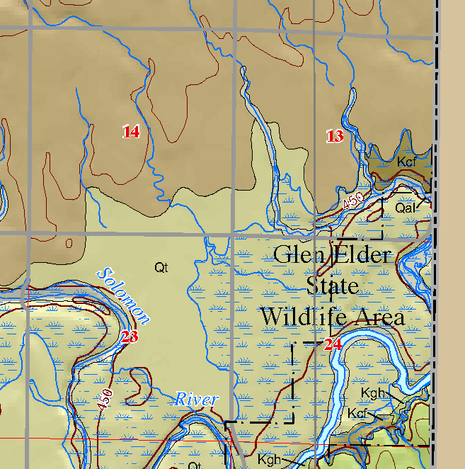 small geologic map