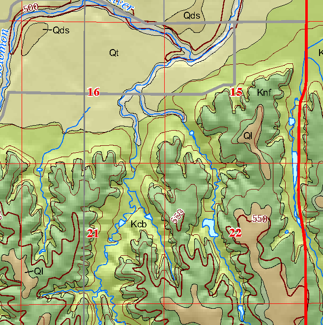 small geologic map