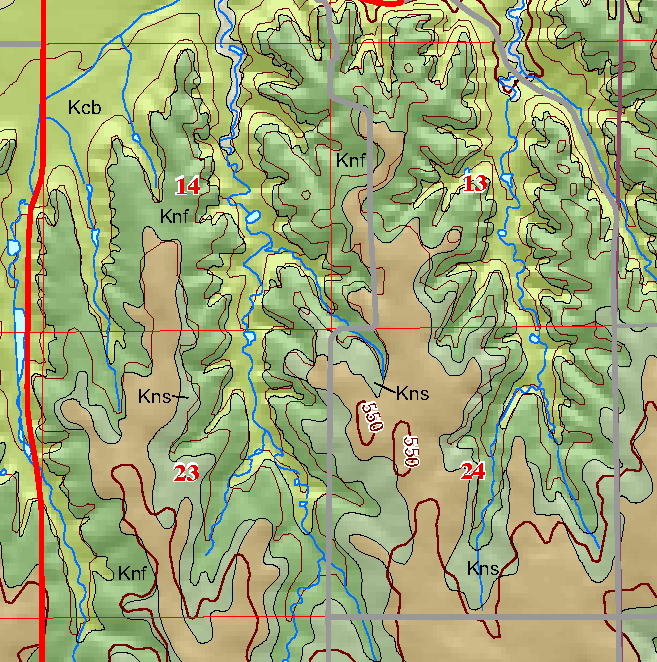 small geologic map