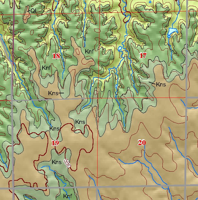 small geologic map